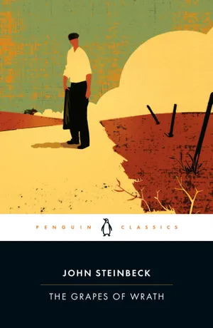 The Grapes of Wrath by John Steinbeck - Book Cover