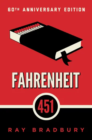 Fahrenheit 451 by Ray Bradbury - Book Cover