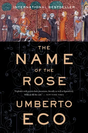 The Name of the Rose by Umberto Eco - Book Cover