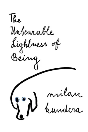 The Unbearable Lightness of Being by Milan Kundera - Book Cover