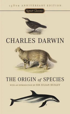The Origin of Species by Charles Darwin - Book Cover