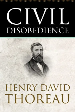 Civil Disobedience by Henry David Thoreau - Book Cover