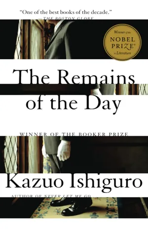 The Remains of the Day by Kazuo Ishiguro - Book Cover